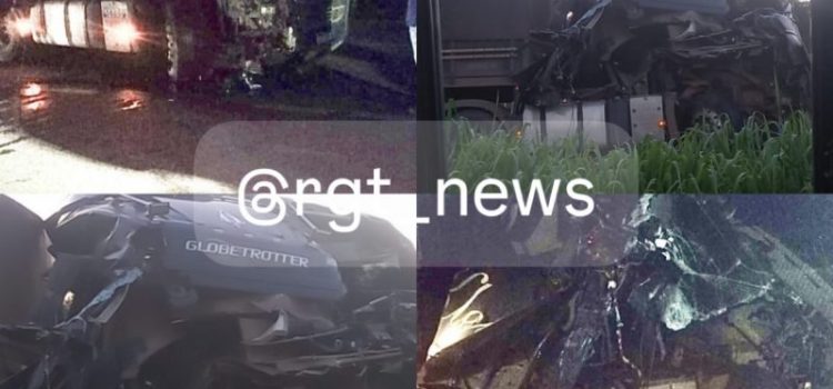 Caminhoneiro escapa da morte após colidir brutalmente contra carreta na BR-163 em Rondonópolis; imagens mostram destruição