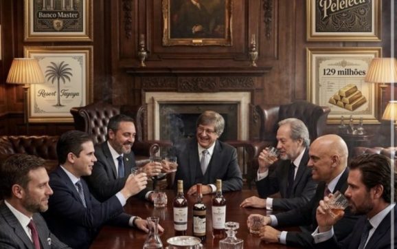 Com ministros, Vorcaro e Moraes degustaram uísque em Londres