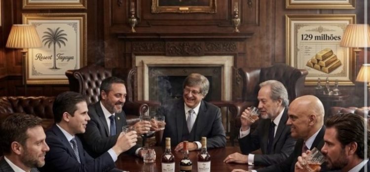 Com ministros, Vorcaro e Moraes degustaram uísque em Londres