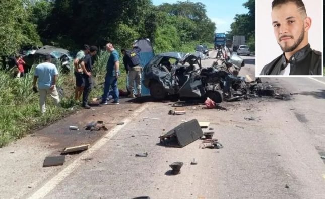 DJ morre no Hospital Regional após RAM tentar ultrapassagem e destruir Uno; vídeo