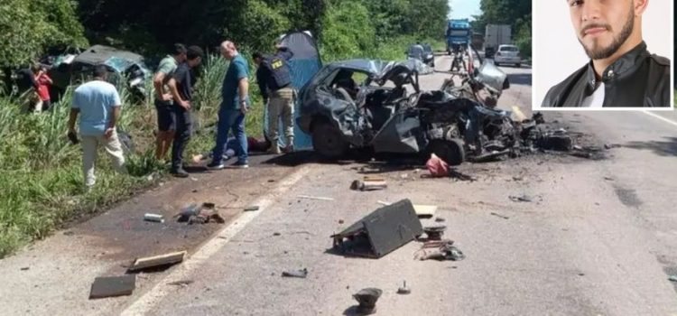 DJ morre no Hospital Regional após RAM tentar ultrapassagem e destruir Uno; vídeo