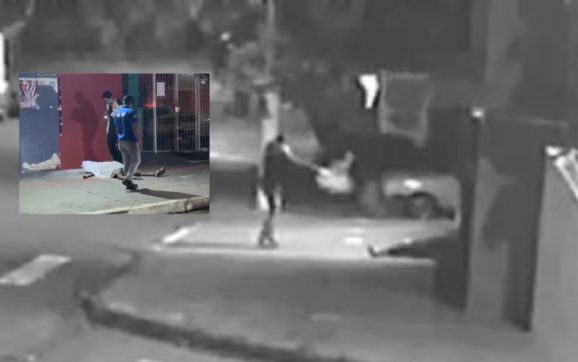 Dono de conveniência é preso após executar homem em frente ao próprio comércio em Rondonópolis; imagens