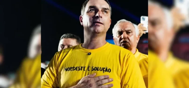 Em discurso no Nordeste, Flávio critica segurança pública do PT