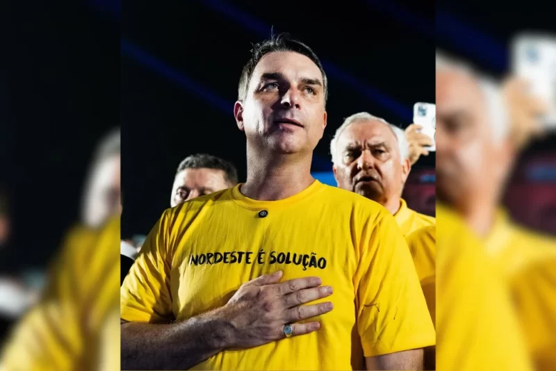Em discurso no Nordeste, Flávio critica segurança pública do PT