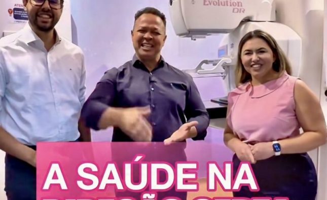 Gestão Cláudio entrega primeiro aparelho de mamografia da rede municipal e amplia prevenção ao câncer