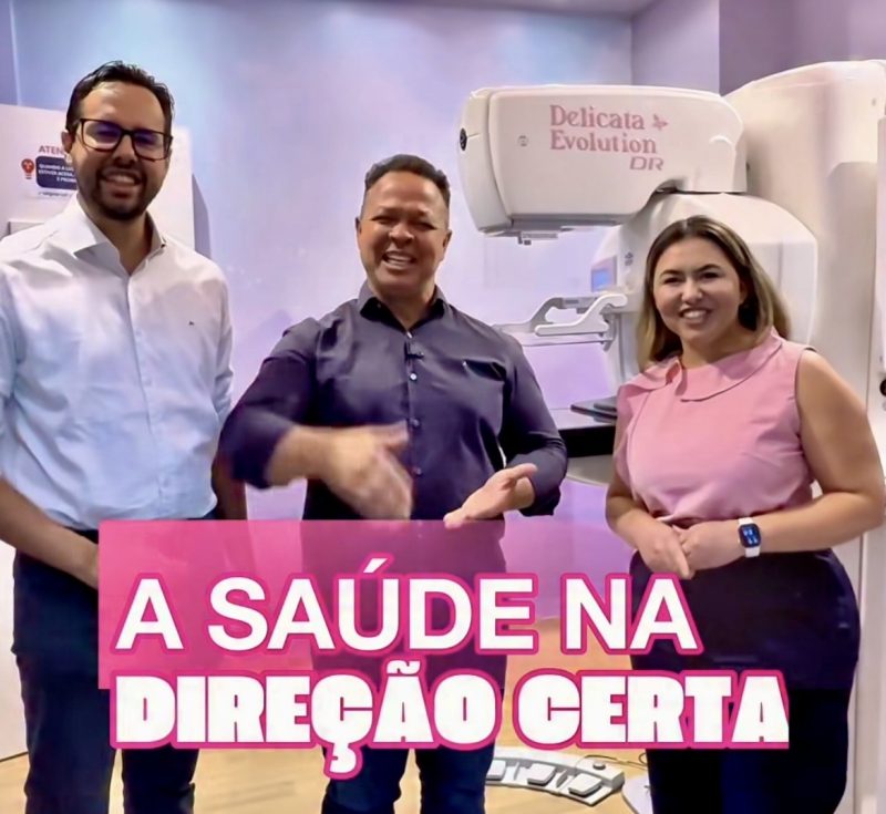 Gestão Cláudio entrega primeiro aparelho de mamografia da rede municipal e amplia prevenção ao câncer