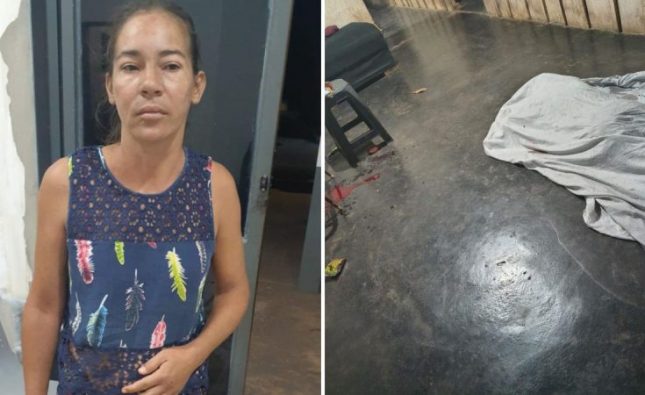 Homem mata esposa a facadas, filhos se vingam, somem com o padrasto e são presos no velório em MT