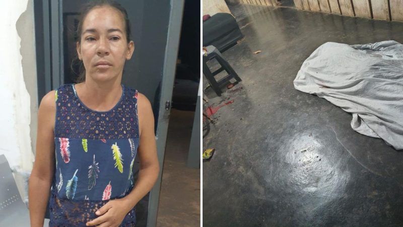 Homem mata esposa a facadas, filhos se vingam, somem com o padrasto e são presos no velório em MT