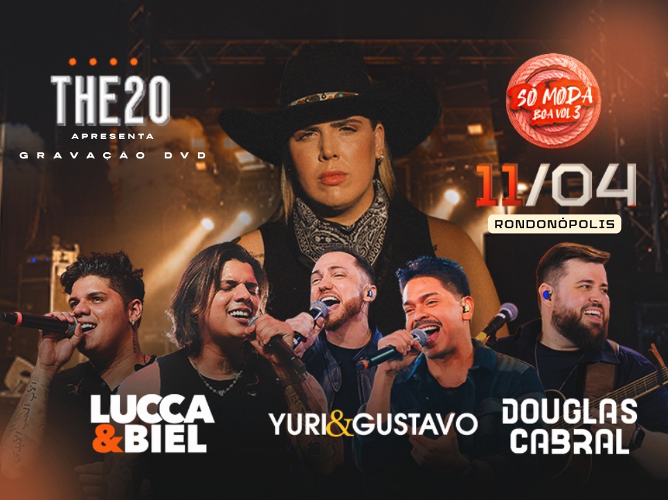 Karol Moura grava DVD do Só Moda Boa no The20 em Rondonópolis com participações de destaque; vídeo