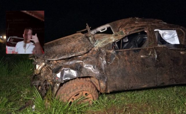 Mistério: jovem morre ao ser arremessado durante capotamento de Hilux em MT; vídeo