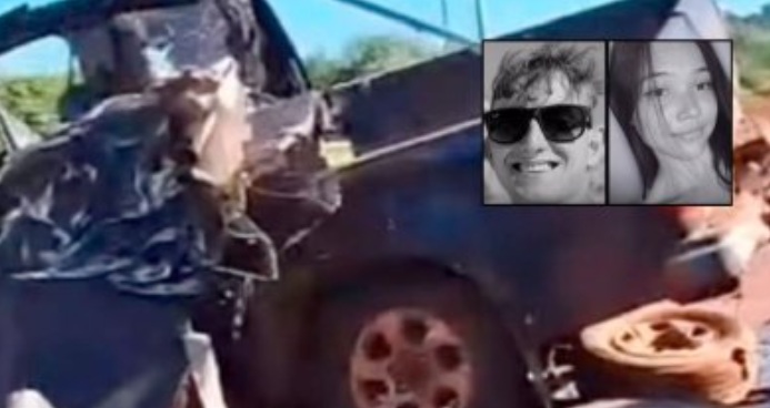 Motorista colocou jovem em S10 e teria colidido propositalmente em carreta na BR-163; ambos morreram