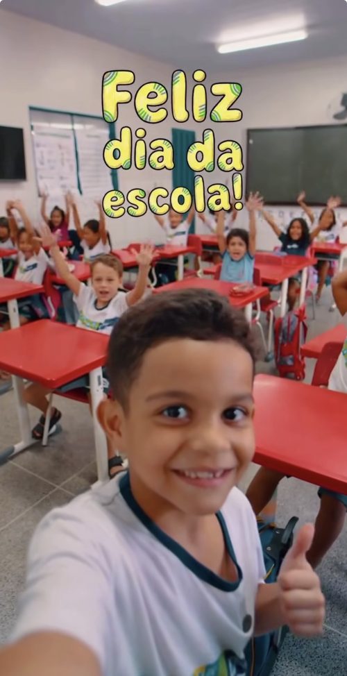 No Dia da Escola, vídeo de aluno viraliza ao mostrar nova realidade da rede municipal em Rondonópolis; assista