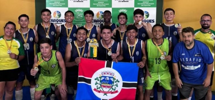 Seleção masculina de voleibol de Rondonópolis é campeã sub18