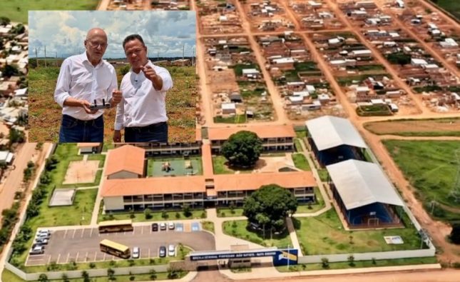 “ULTRA-MODERNA” | Ao lado de Pivetta, Cláudio comemora nova escola estadual integrada no Alfredo de Castro