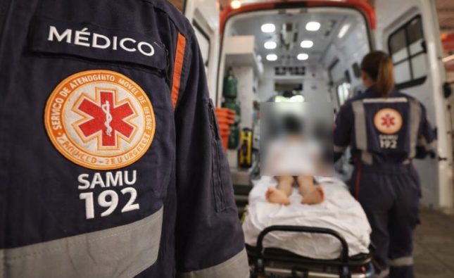 Bêbado bate em outra moto e criança sai ferida com múltiplas escoriações em Rondonópolis