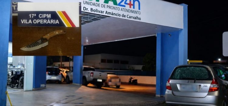 Casal “apaixonado” cai na pancada, usa pedra e faca, e homem acaba na UPA ferido em Rondonópolis