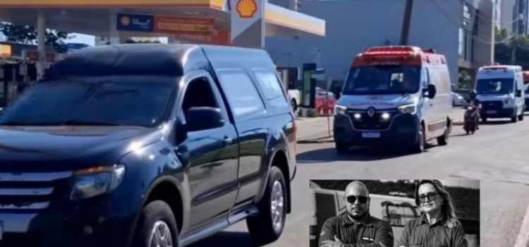 Comoção toma conta de Rondonópolis em cortejo de despedida para vítimas de acidente com ambulância