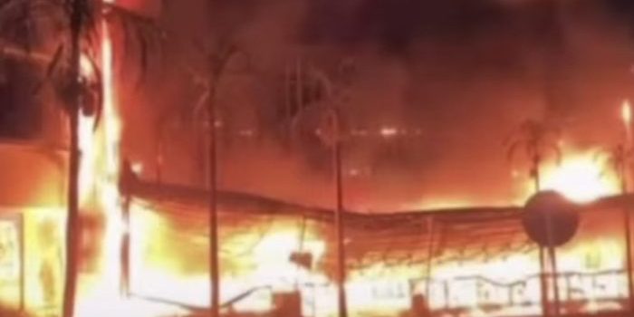 Ditado Popular é destruído por incêndio de grandes proporções em MT; vídeo