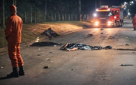 Gravíssimo acidente entre motos e carro deixa 2 mortos e feridos em estado grave no Hospital Regional; vídeo