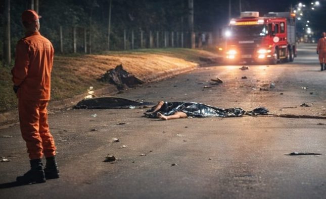 Gravíssimo acidente entre motos e carro deixa 2 mortos e feridos em estado grave no Hospital Regional; vídeo