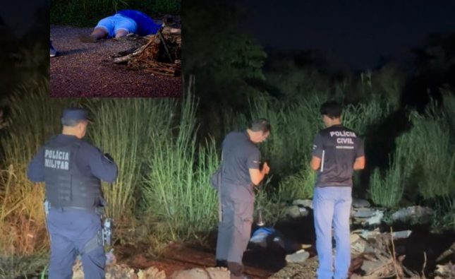 Homem é assassinado com diversos tiros e corpo é encontrado pela PM em Rondonópolis; vídeo