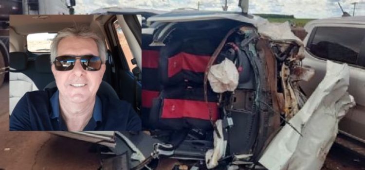 Irmão de prefeito morre em grave acidente entre ranger e carro em MT
