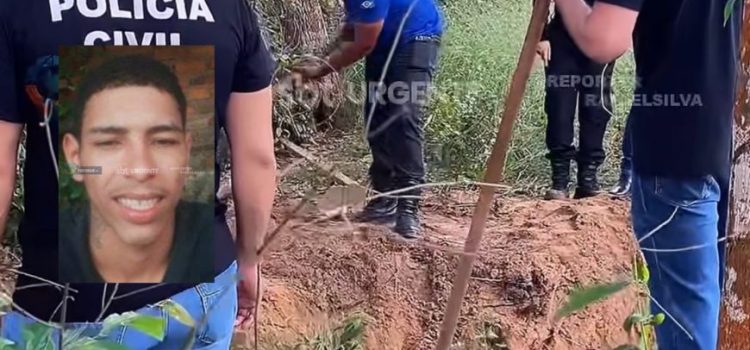 Jovem é morto com o próprio cadarço por “amigos” ligados a facção e enterrado em cova; vídeo