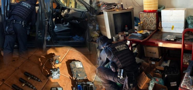 Lava-jato, fazenda e casa na mira: PC caça quadrilha que adulterava veículos pesados em Rondonópolis; vídeo