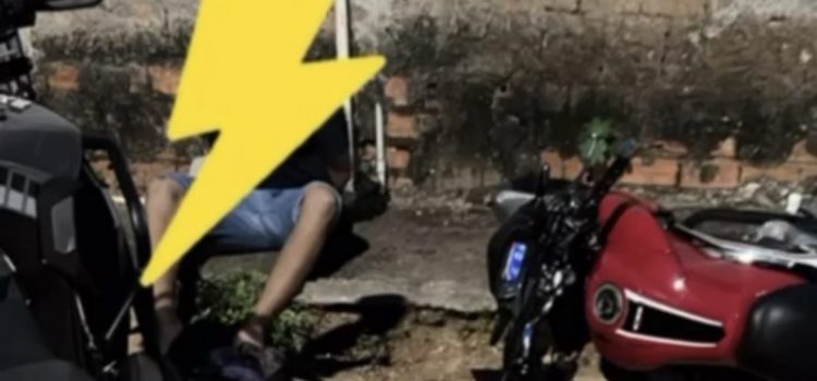 Menor ‘amostradinho’ cai durante fuga alucinante e acaba apreendido em Rondonópolis