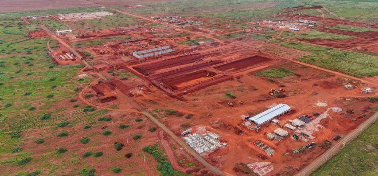 Obras da Inpasa já estão em ritmo acelerado em Rondonópolis