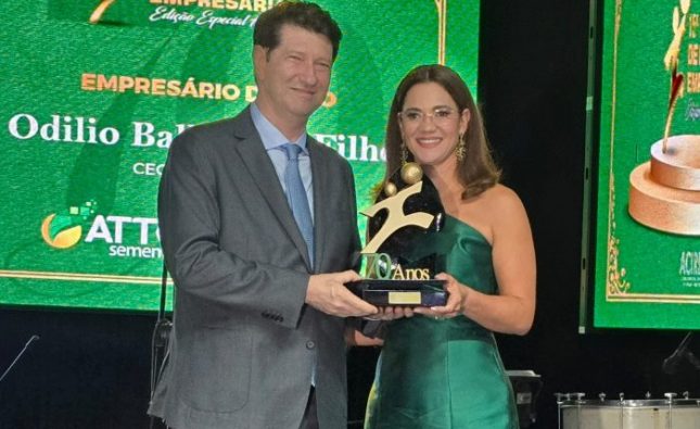 Odílio Balbinotti Filho é eleito Empresário do Ano no Prêmio ACIR Destaque Empresarial