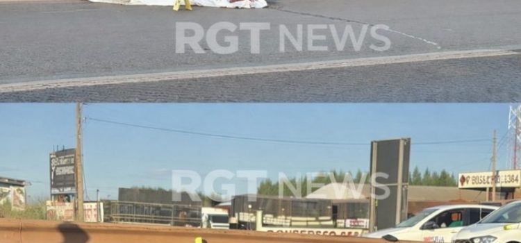 Queda de moto termina com um morto e outro ferido na BR-364 em Rondonópolis; vídeo