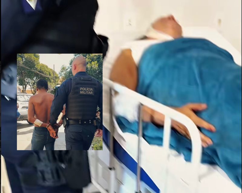 Sem aceitar o fim, homem ‘enche a cara’, esfaqueia a ex e bate o carro em MT; vídeo forte