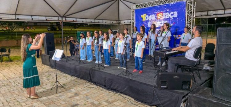 Toda Praça é Arte contagiou Jardim Reis com práticas lúdicas e culturais