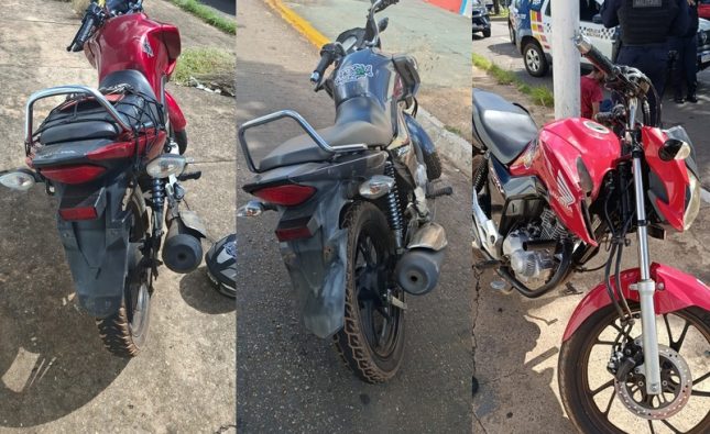 Três motos roubadas se envolvem em acidente na Lions e homem acaba preso em Rondonópolis