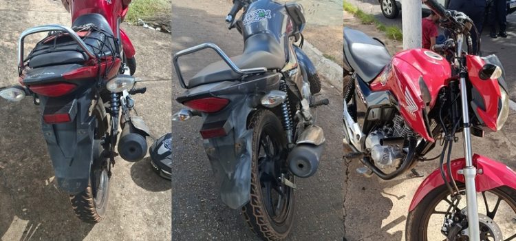 Três motos roubadas se envolvem em acidente na Lions e homem acaba preso em Rondonópolis