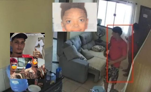 Vídeo mostra criminoso entrando na casa de jovem antes de assassiná-la em MT; PM faz caçada