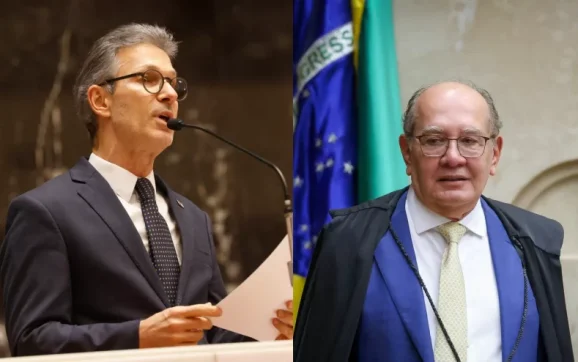 Gilmar quer a Suprema Corte investigando Zema no inquérito das fake news