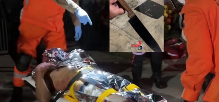 Adolescente esfaqueia ex-padrasto e salva a mãe de mais uma noite de terror em MT; vídeo