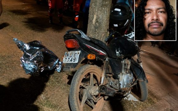 Alta velocidade: motociclista morre ao colidir brutalmente contra árvore em MT; vídeo