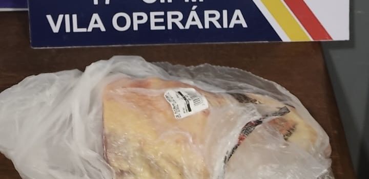 Cansado da promessa, homem tenta furtar picanha em supermercado e acaba preso em Rondonópolis