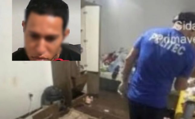 Cena de terror: assista ao depoimento de homem suspeito de matar e estuprar enteada de 3 anos em MT