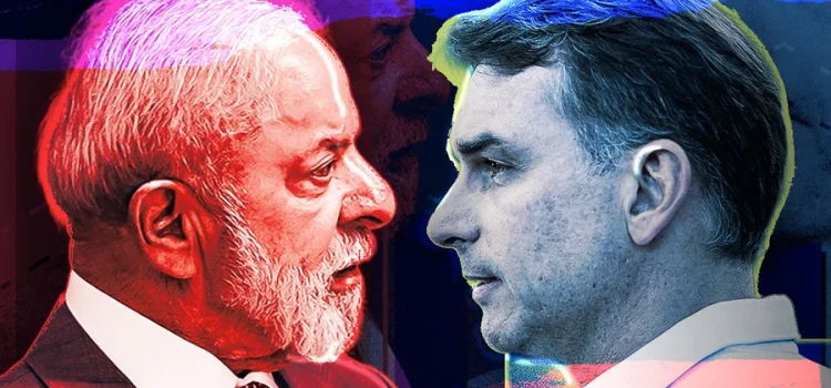 Datafolha: Lula e Flávio Bolsonaro têm 45% das intenções de voto no 2º turno