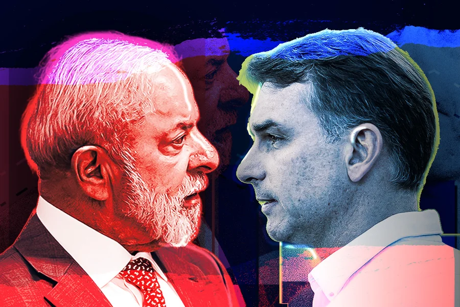 Datafolha: Lula e Flávio Bolsonaro têm 45% das intenções de voto no 2º turno