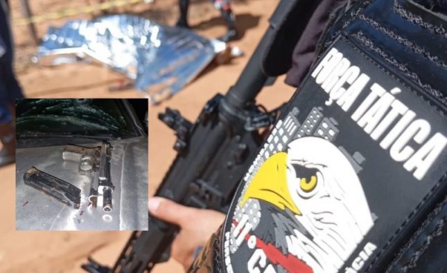 Fuga alucinada na BR-163 termina com três criminosos mortos em confronto com a Força Tática