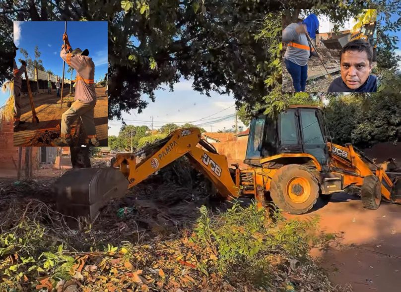 Gestão Cláudio Ferreira retira mais de 69 caminhões de entulho e desentope mais de mil bueiros em 3 bairros