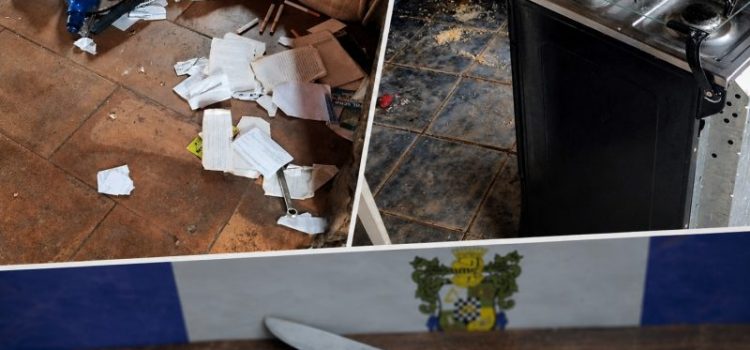 Lunático espanca esposa, ameaça matá-la com faca e precisa ser contido pela PM em Rondonópolis; imagens