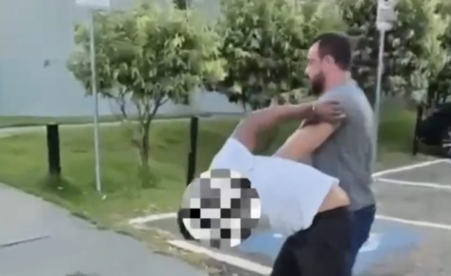 ‘Lunático’ que espancou e ameaçou matar companheira é preso em flagrante em Rondonópolis; assista a prisão