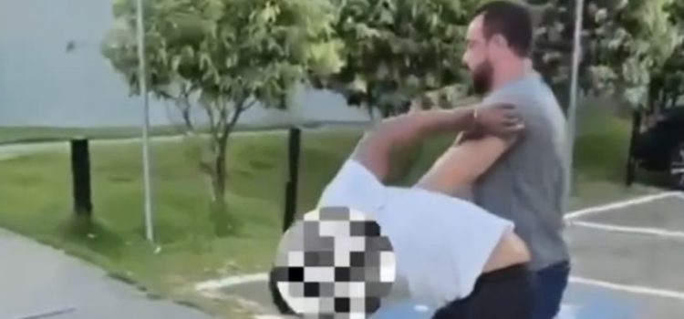 ‘Lunático’ que espancou e ameaçou matar companheira é preso em flagrante em Rondonópolis; assista a prisão