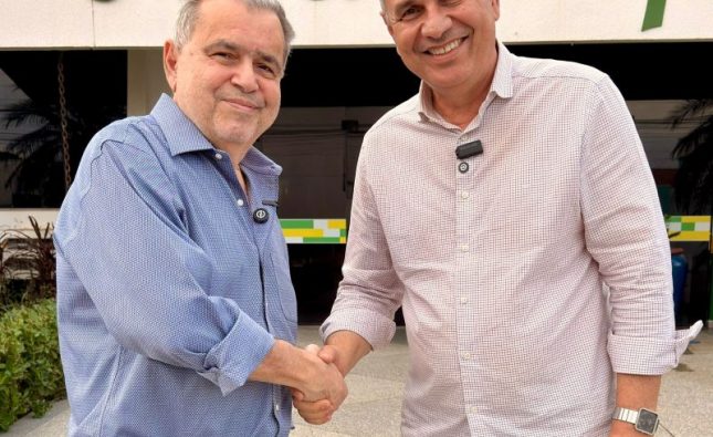 Neles Farias cumpre agenda em Primavera do Leste ao lado do pré-candidato ao governo Marcelo Maluf
